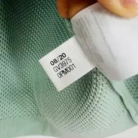 Adidas x Ivy Park Mint Green Top XL NWT Knit Crop Jersey Shirt $85 - Picture 9 of 10